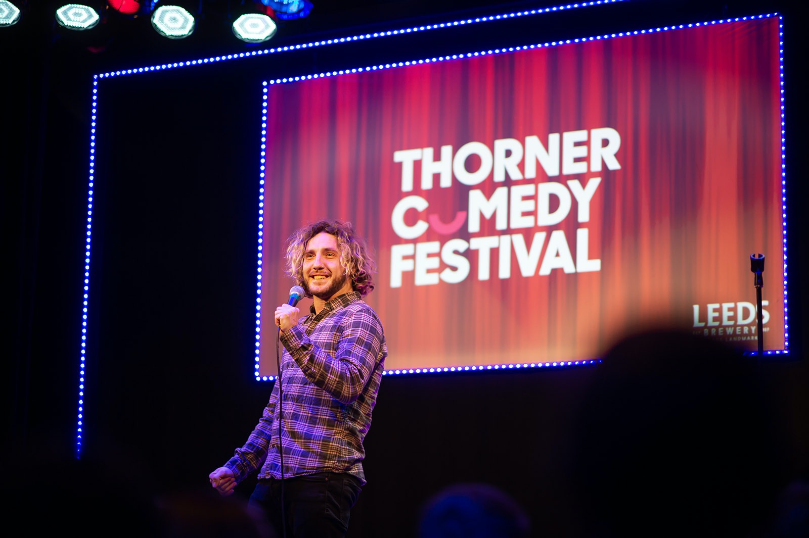 thorner comedy festival branding design by Leeds based Freelance Designer Neil Holroyd